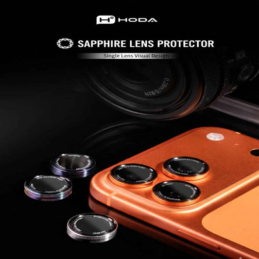 [ 17 Pro Max / 17 Pro ] Hoda Sapphire Lens Protector (Monocular Like Design) with Anti-Reflection Optical Coating