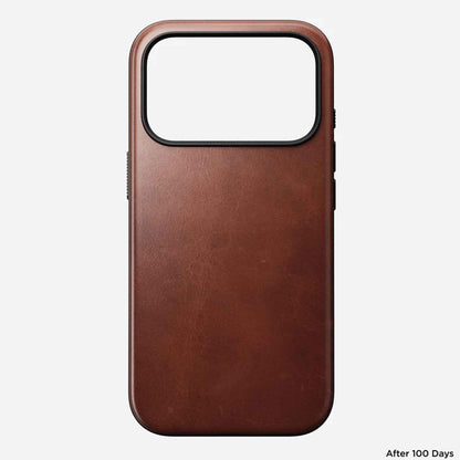Nomad Modern Horween Leather Case for iPhone 17 Series - MagSafe Compatible