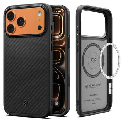 Spigen Enzo Aramid T MagFit for iPhone 17 Series - Magnetic Case with Camera Control Button