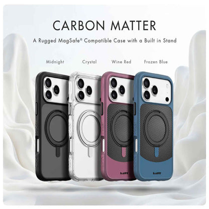 Laut Carbon Matter Magsafe Case for iPhone 17 Series - Build-in 360° MagSpin Ring
