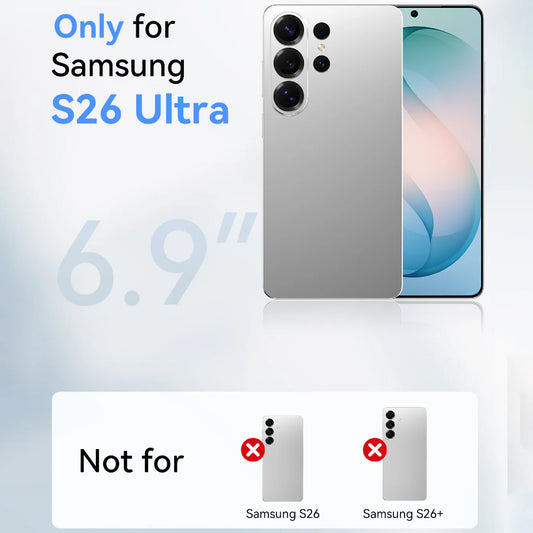 Raptic Air Stand Magnetic Case for Samsung Galaxy S26 Ultra - 10 ft Drop Protection with Build-in Kickstand