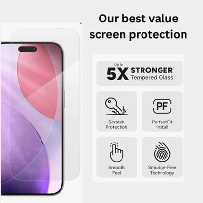 ZAGG Glass Elite Anti-Glare for iPhone 17 Pro Max / 17 Pro - Matte