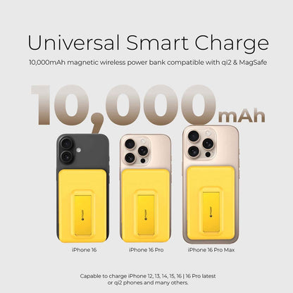 Mazer MagAir 20 - CCC Qi2 Certified Power Bank with Buil-in Stand 10000mAh