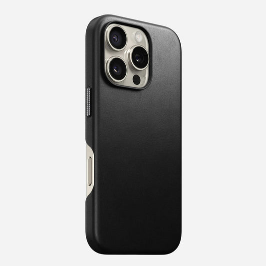 [ 16 Pro Max / 16 Pro ] NOMAD Traditional Horween Leather Case - Black