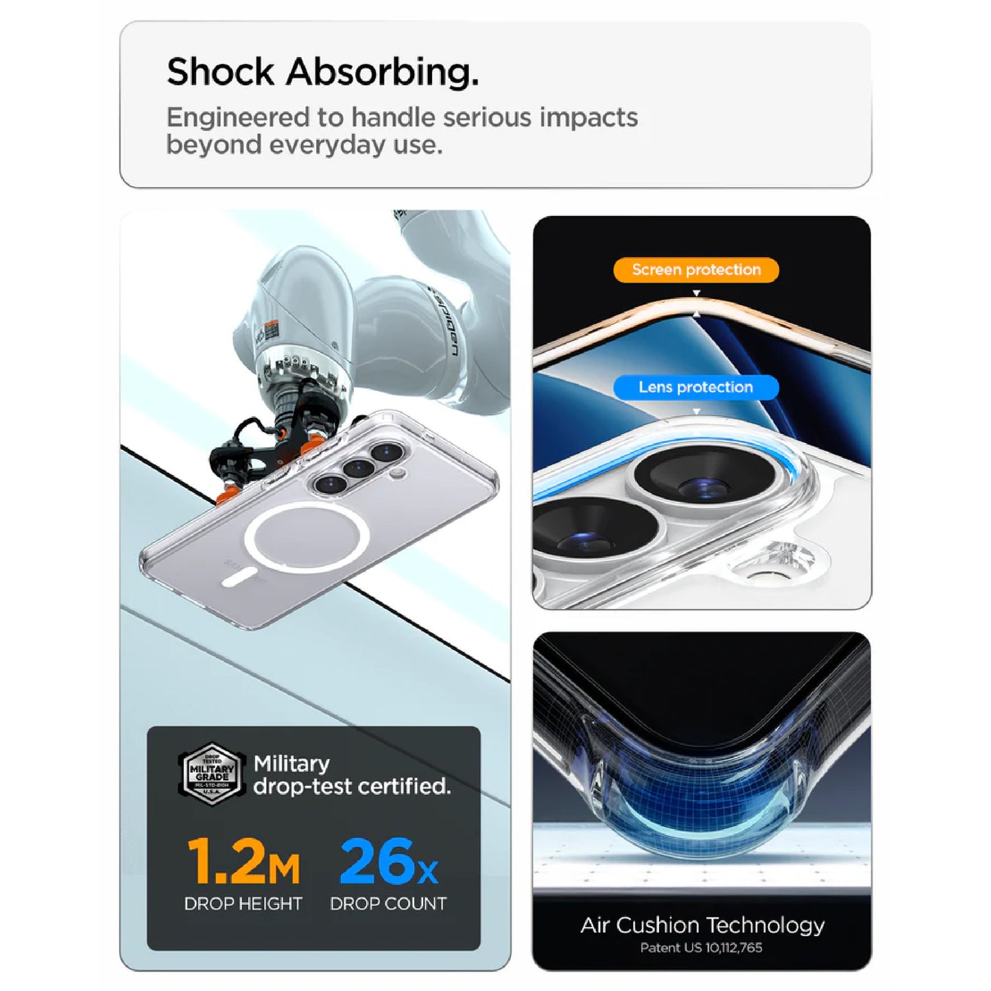 Spigen Ultra Hybrid MagFit for Samsung Galaxy S26 Ultra / S26 - Military-grade Drop Protection