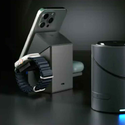 ADAM elements Mag Qube Qi2 3-in-1 Intelligent Charging Station