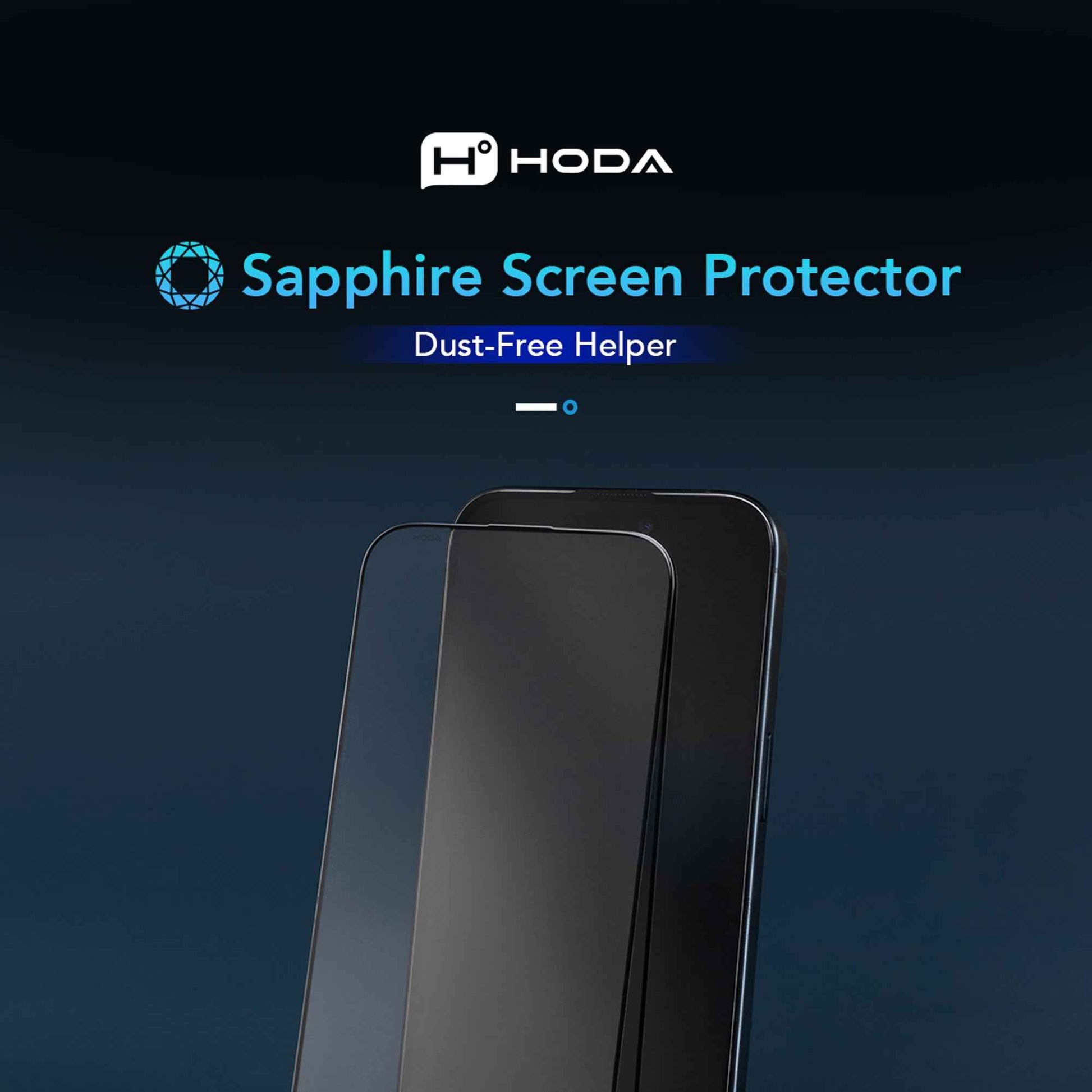 Hoda Sapphire Screen Protector for iPhone 17 Series with Dust-Free Helper