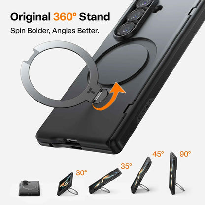 TORRAS Ostand Q3 Spin for Samsung Galaxy Z Fold 7 - Magnetic Case with Hinge Cover