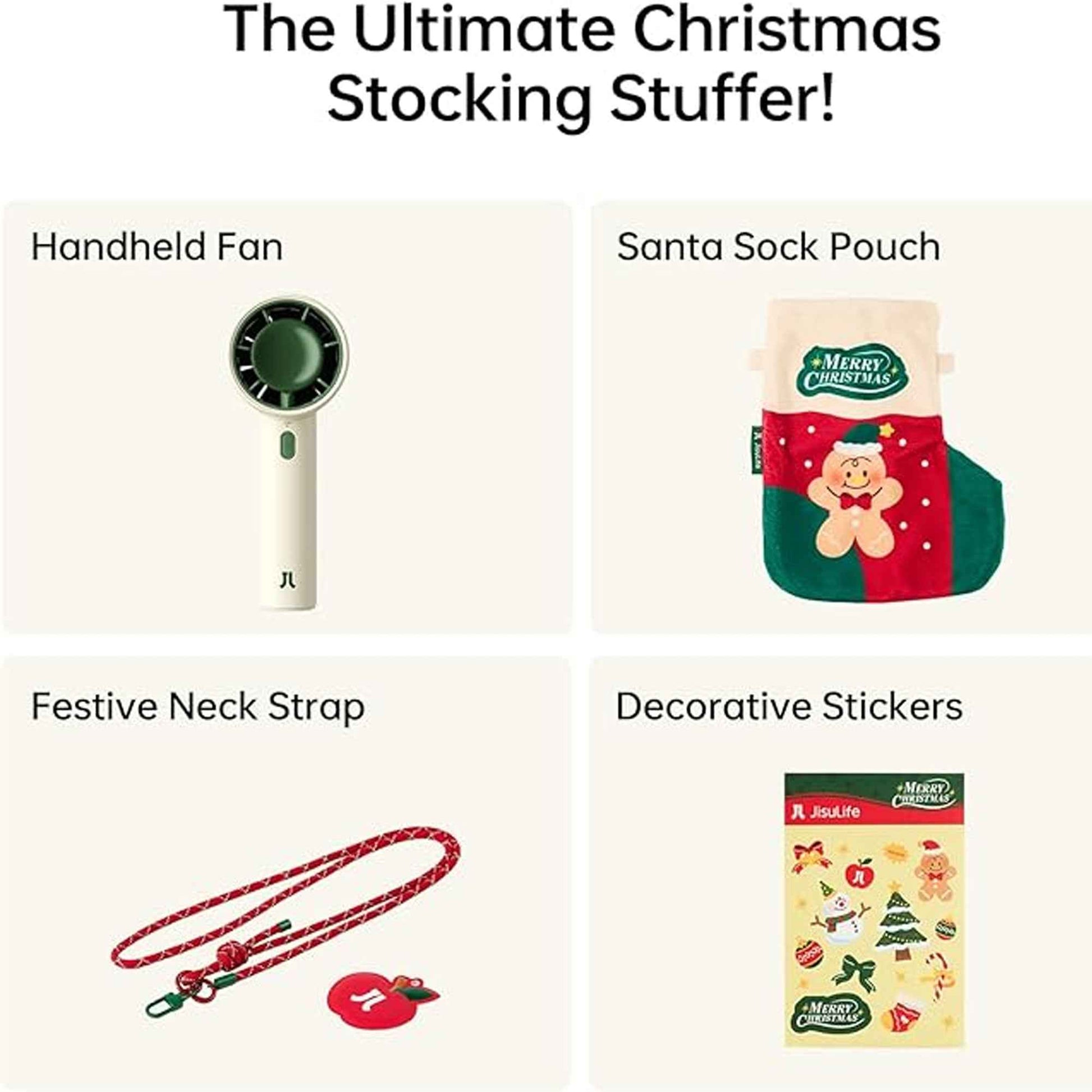 [ Christmas Edition 2025 ] JISULIFE Life10 Portable Handheld Fan 4000mAh Portable Fan