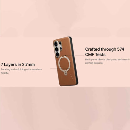 TORRAS Ostand Q3 VegSkin Magnetic Case for Samsung Galaxy S26 Ultra with 360° Pivot Stand