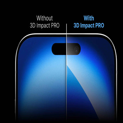 Rhinoshield 3D Impact Screen Protector PRO for iPhone 17 Pro Max / 17 Pro / 17 / 16 Pro Max / 16 Pro - Transparent & Anti Blue Light