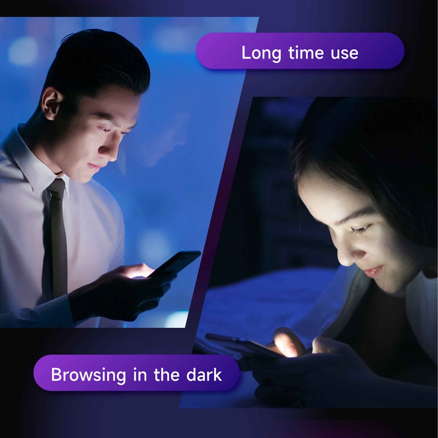 Hoda TÜV RPF20 Certified Eye Protection (Blue Light Filter) Screen Protector for iPhone 17 Pro Max / 17 Pro - with Dust-Free Helper Lite