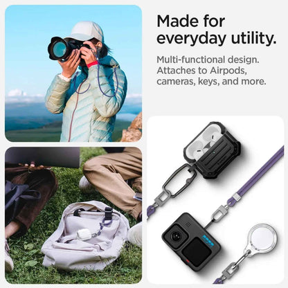 Spigen Universal Phone Lanyard Set 2pcs ( CrossBody Strap + Wrist Strap With ConTag )