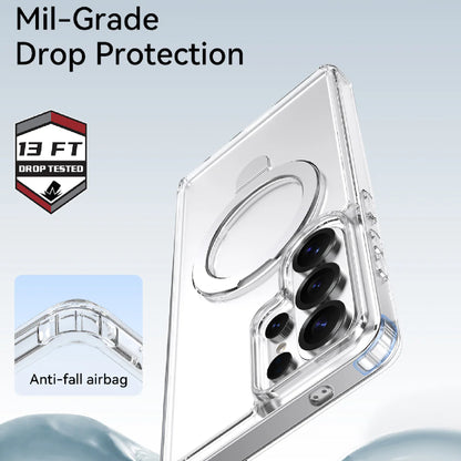 Raptic Air Stand Magnetic Case for Samsung Galaxy S26 Ultra - 10 ft Drop Protection with Build-in Kickstand