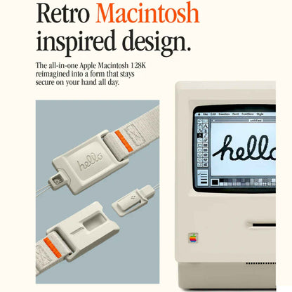 Spigen Classic LS Phone Strap DA30S-LS Retro Macintosh 128K Inspired Design