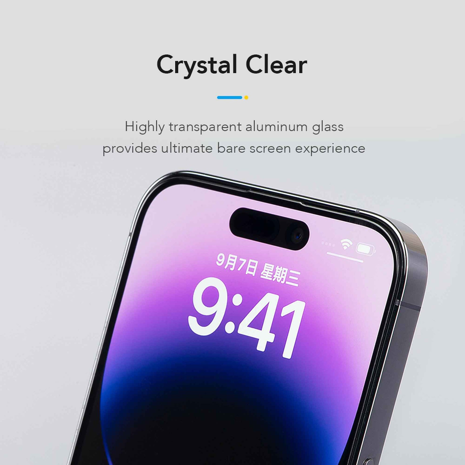 Hoda Full Coverage Tempered Glass Screen Protector for iPhone 17 Series with Dust-Free Helper