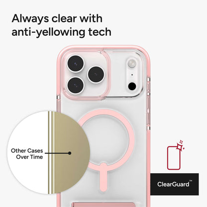 ZAGG Santa Cruz Snap Kickstand Case for iPhone 17 Pro Max - Magsafe Compatible