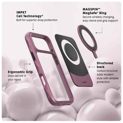 Laut Carbon Matter Magsafe Case for iPhone 17 Series - Build-in 360° MagSpin Ring