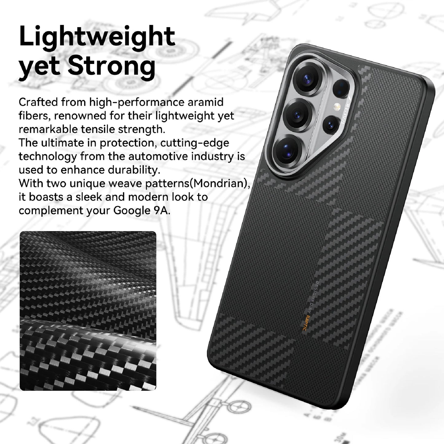 Raptic Aramid Dual for Samsung Galaxy S26 Ultra - Magsafe Compatible