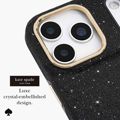 Kate Spade Crystal Pave Nightfall for iPhone 17 Pro Max / 17 Pro - Magsafe Compatible