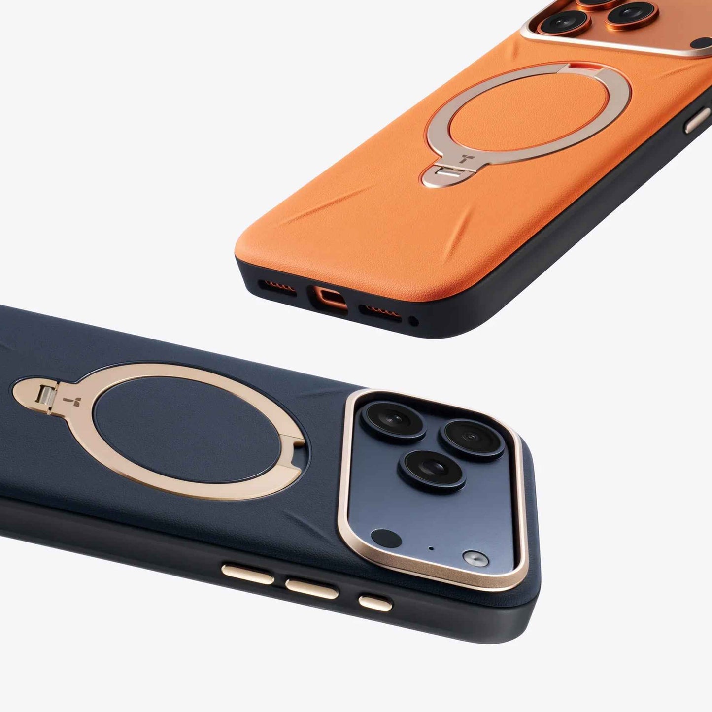TORRAS Ostand Q3 VegSkin Case for iPhone 17 Pro Max / 17 Pro - Magsafe Compatible Vegan Leather Case