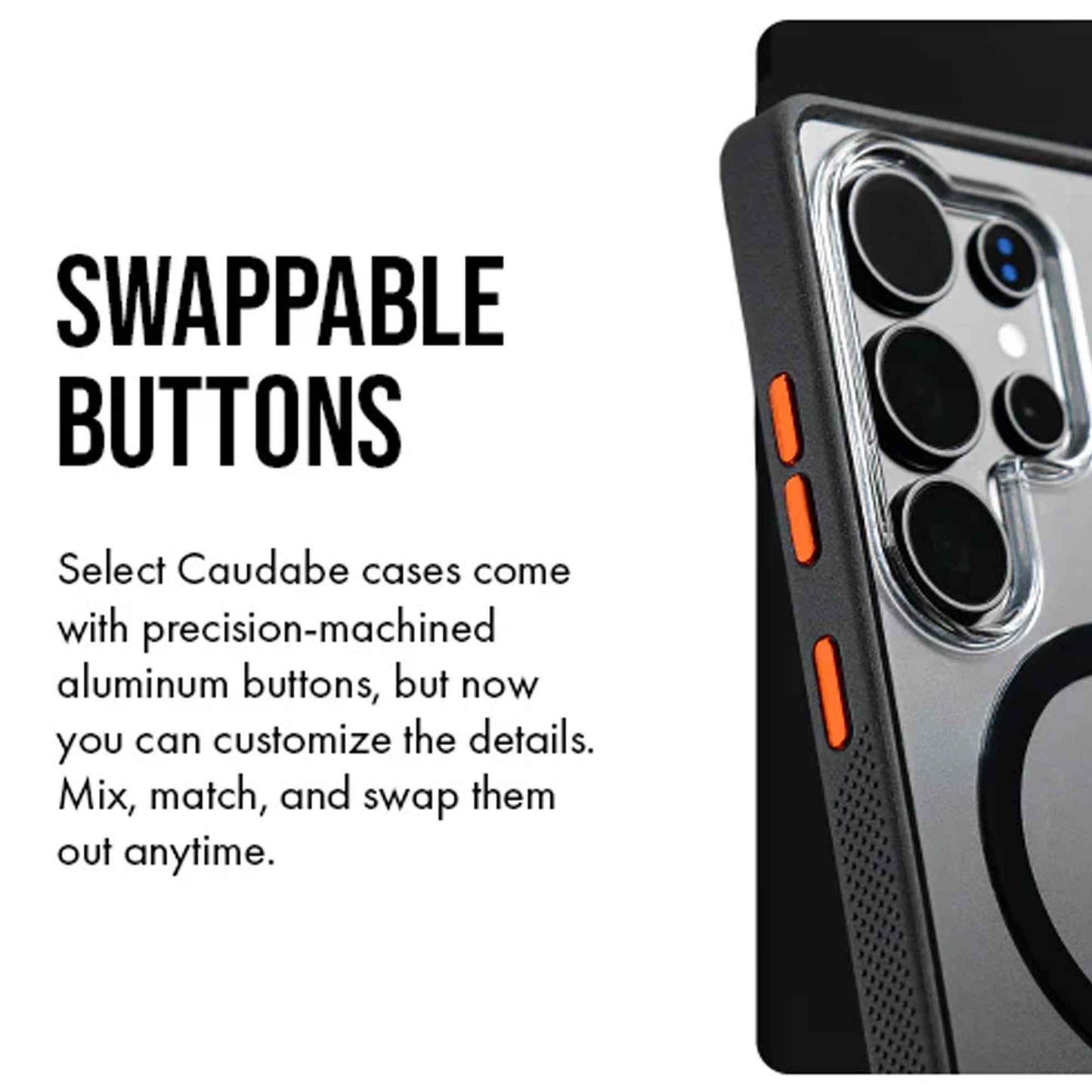 Caudabe Custom Button
