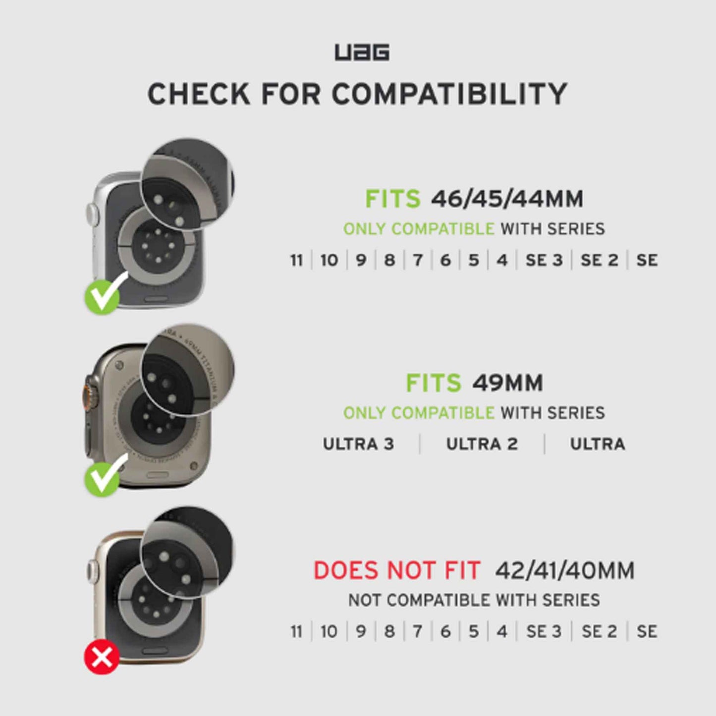 UAG Scout Strap Limited Edition for Apple Watch 49mm / 46mm / 45mm / 44mm -  Slim Antimicrobial Silicone