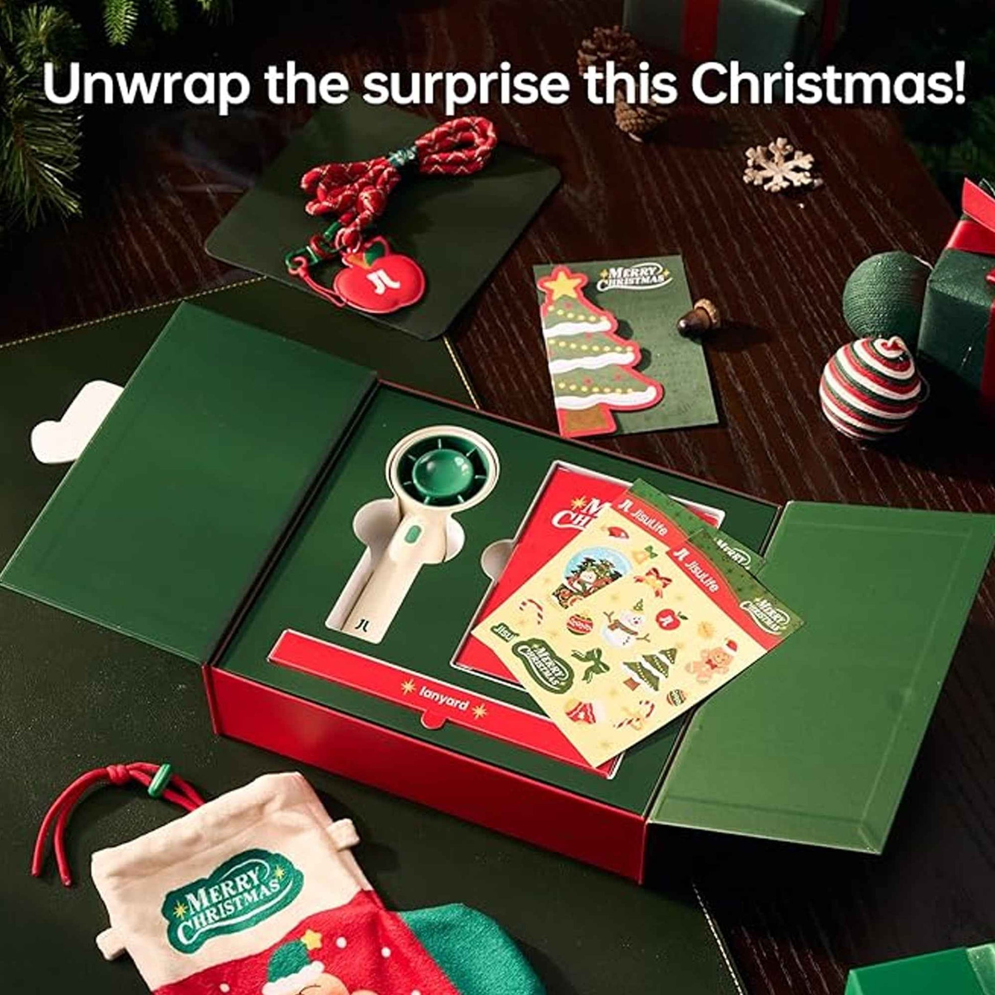 [ Christmas Edition 2025 ] JISULIFE Life10 Portable Handheld Fan 4000mAh Portable Fan