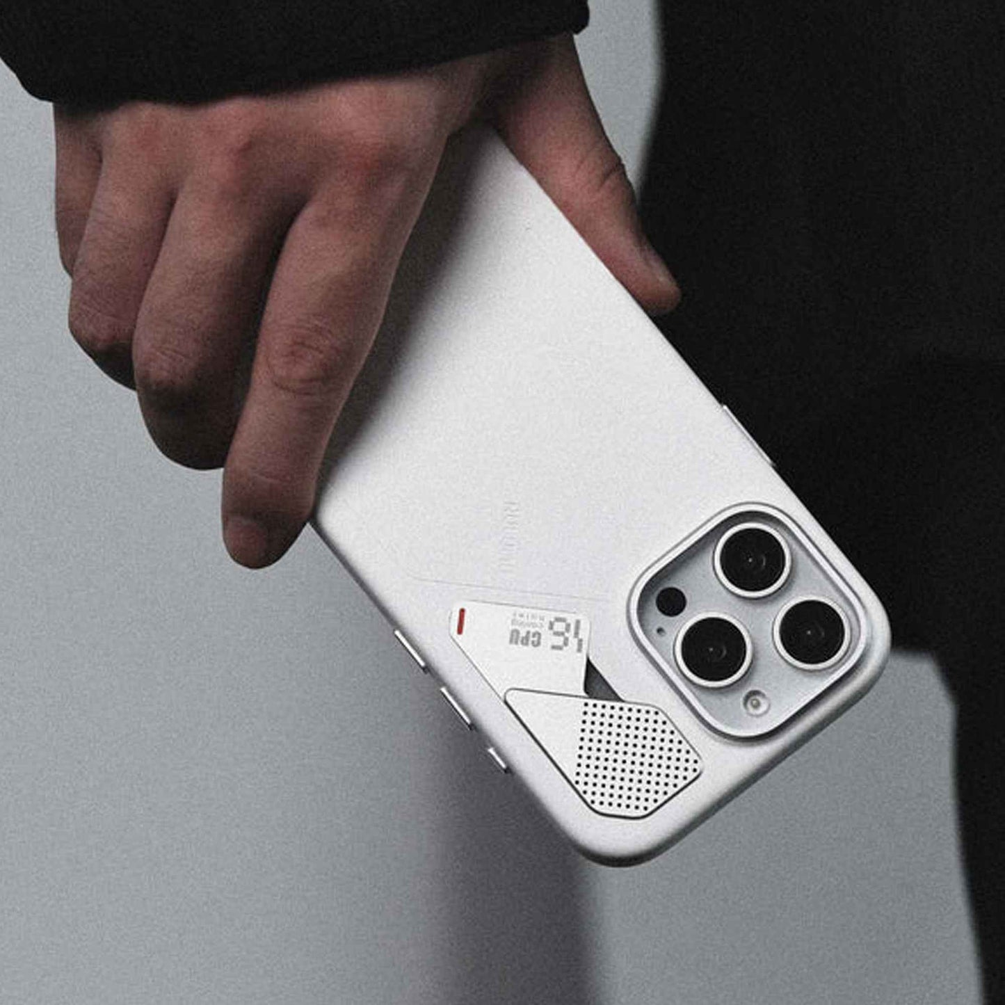 AULUMU A16 Vegan Leather Case for iPhone 16 Pro Max - with Camera Control Cover and Temperature Indicator