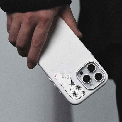 AULUMU A16 Vegan Leather Case for iPhone 16 Pro Max - with Camera Control Cover and Temperature Indicator