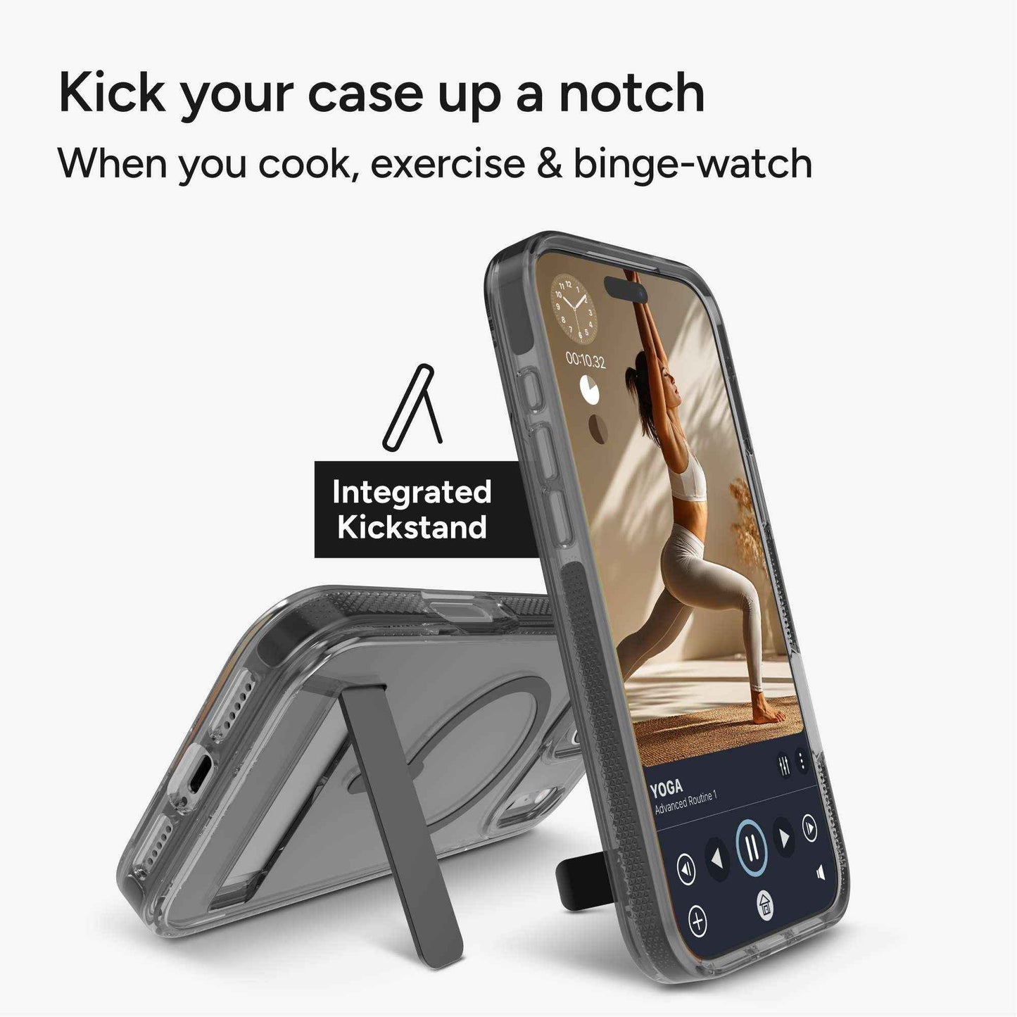 ZAGG Sedona Snap Kickstand with Camera Control Button for iPhone 17 Pro Max - M@gsafe Compatible Case