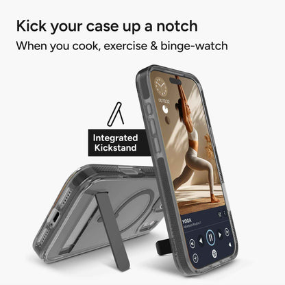 ZAGG Sedona Snap Kickstand with Camera Control Button for iPhone 17 Pro Max - M@gsafe Compatible Case