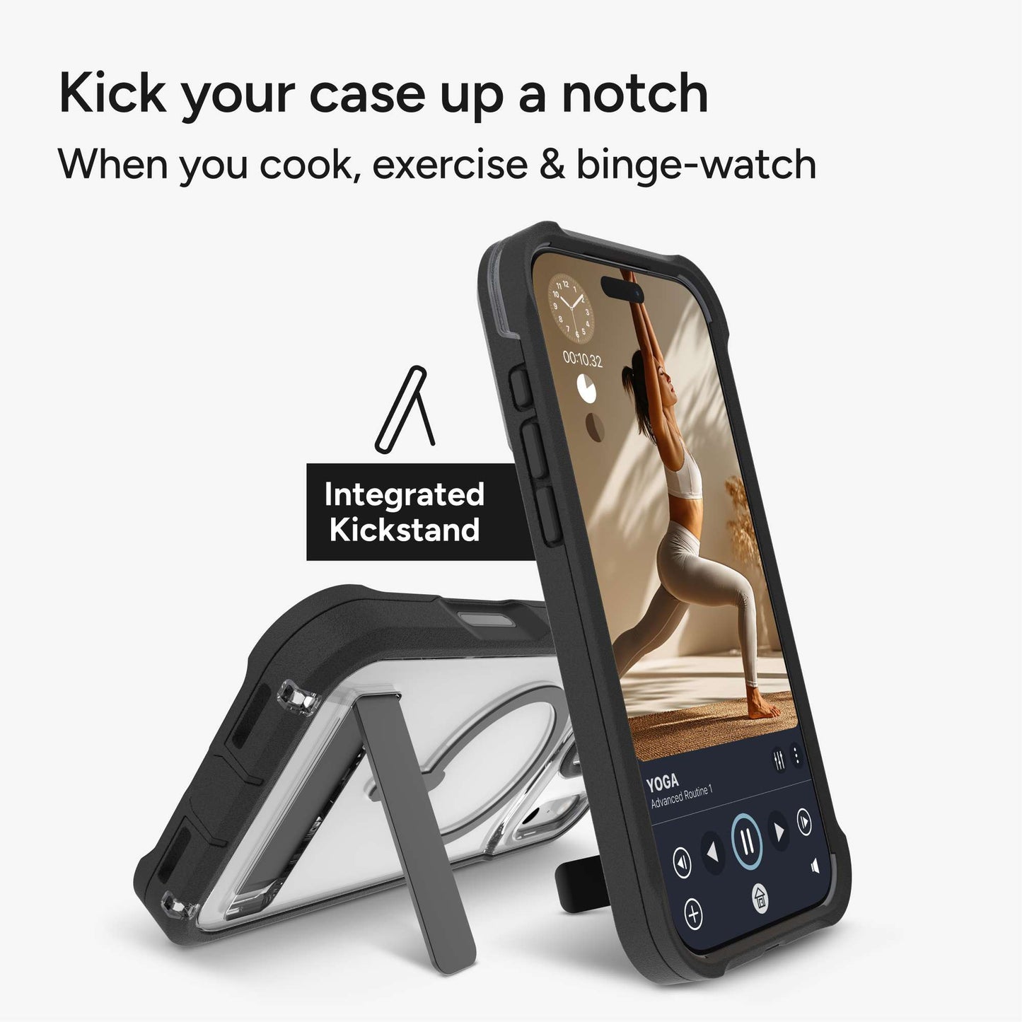 ZAGG Rainier Snap Kickstand with  Control Camera Button for iPhone 17 Pro Max Magnetic Case