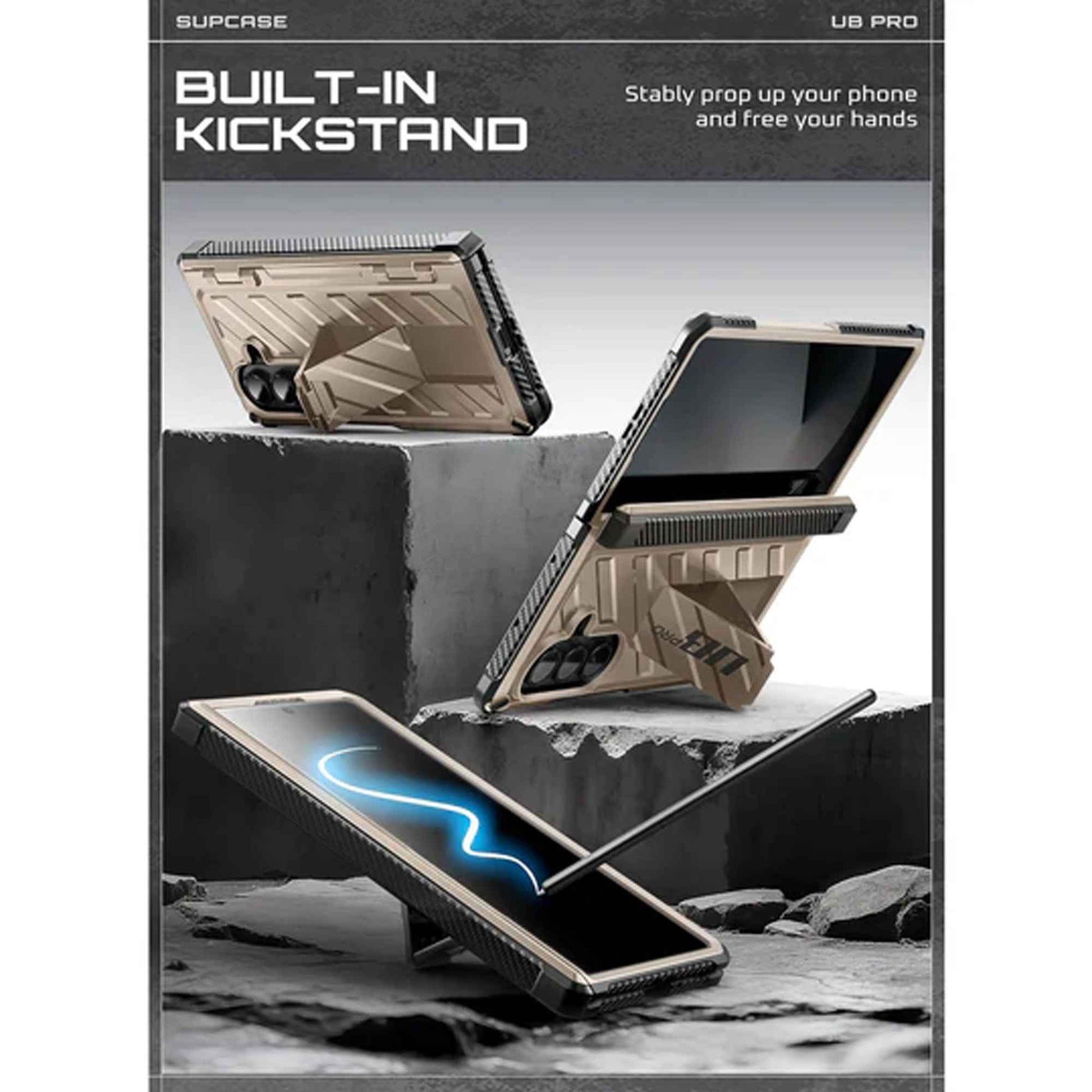 SUPCASE UB PRO for Samsung Galaxy Z Fold 7 Magnetic Case with Build-in Screen Protector