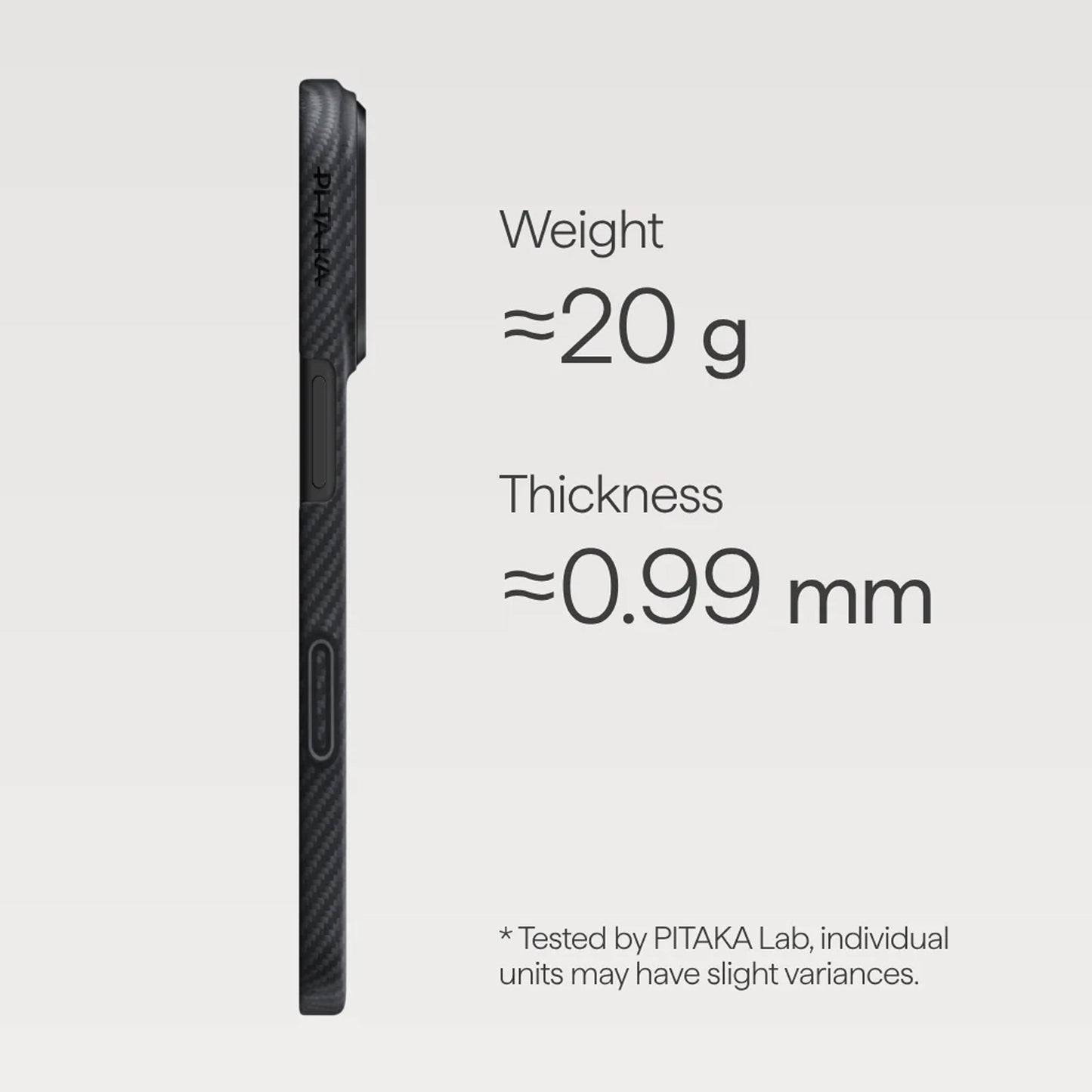 PITAKA Ultra-Slim Case ( With PitaTap ) for iPhone 17 Series - MagSafe Compatible