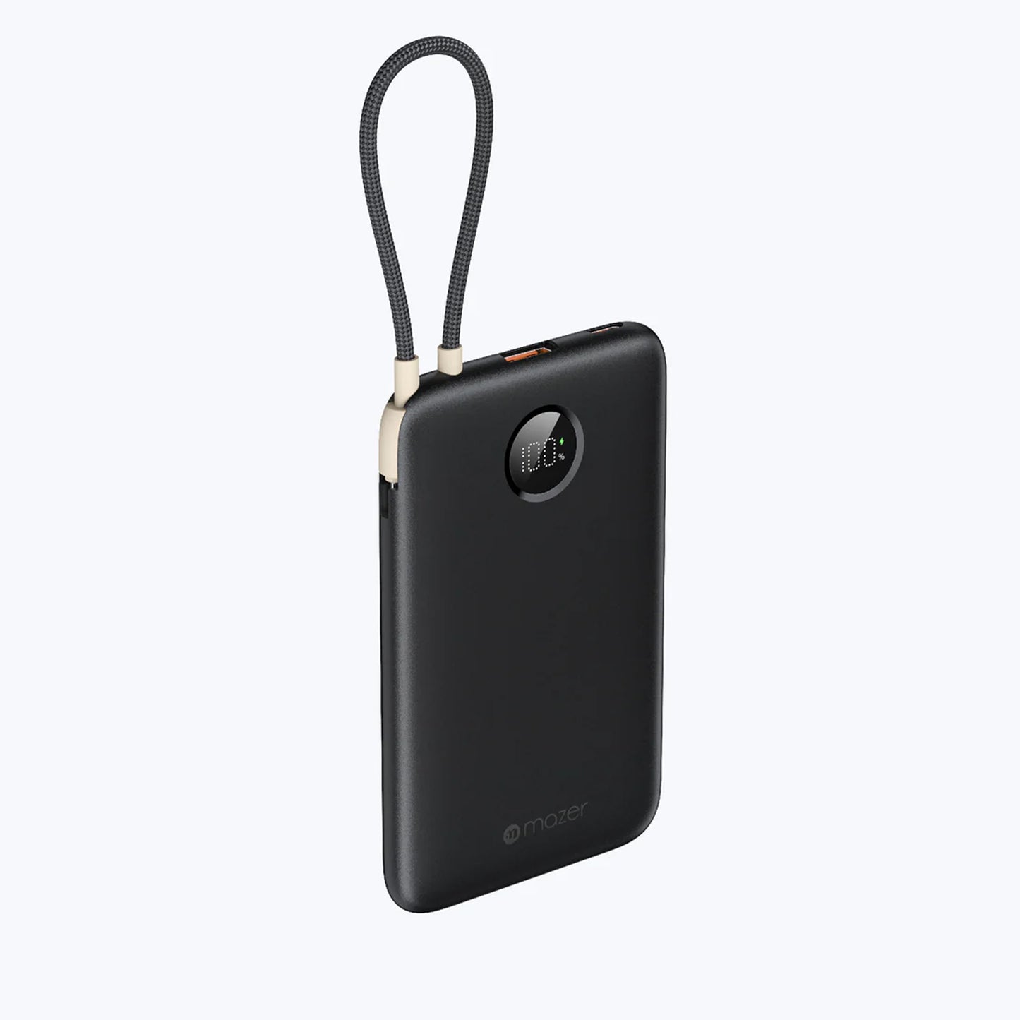 Mazer PowerCharge Link 10V2 10,000mAh PD20W (Built-in USB C Cable) Power Bank