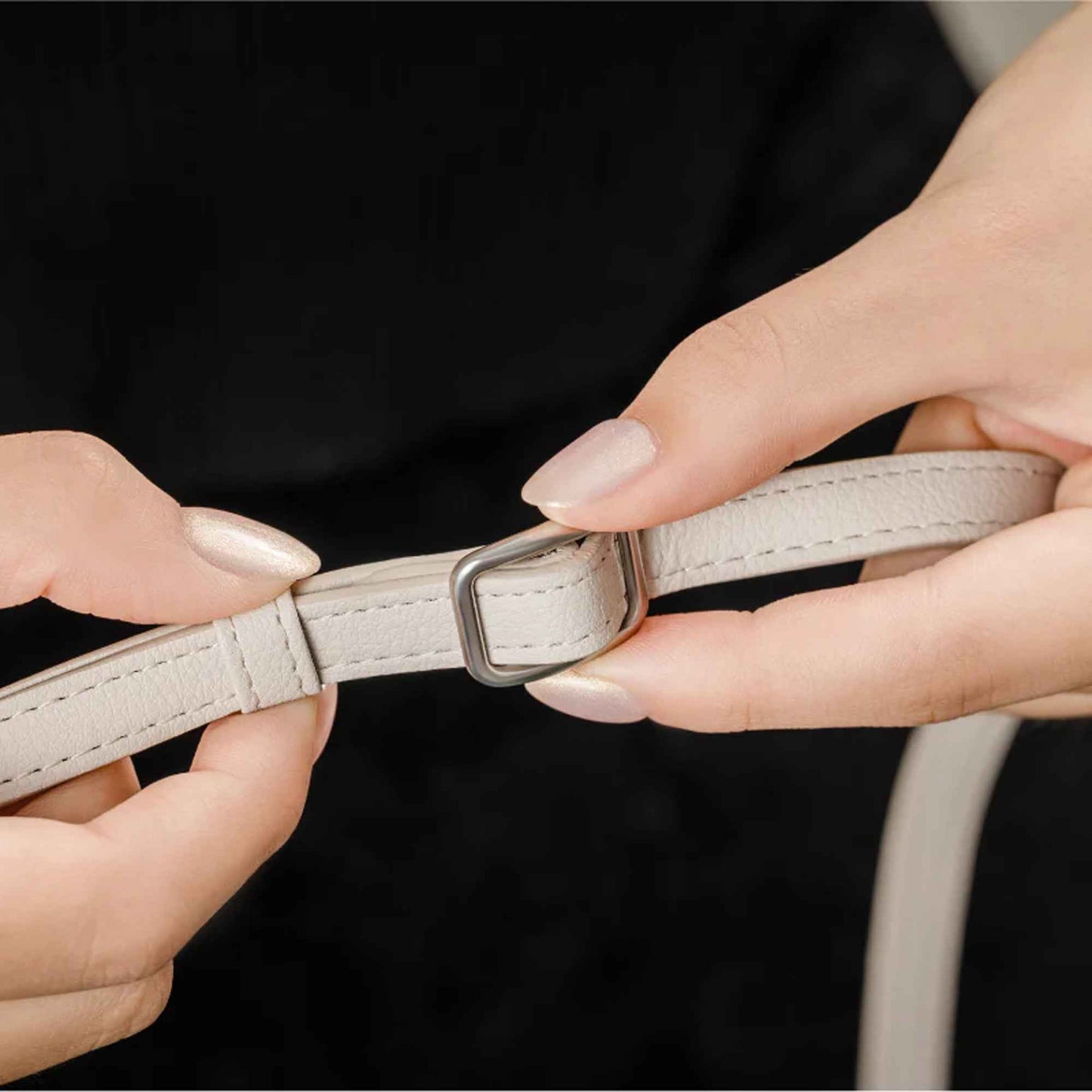 MAGEASY 12mm Classic Leather Strap with Strap Card ( 74.5 - 128 cm Adjustable Length )