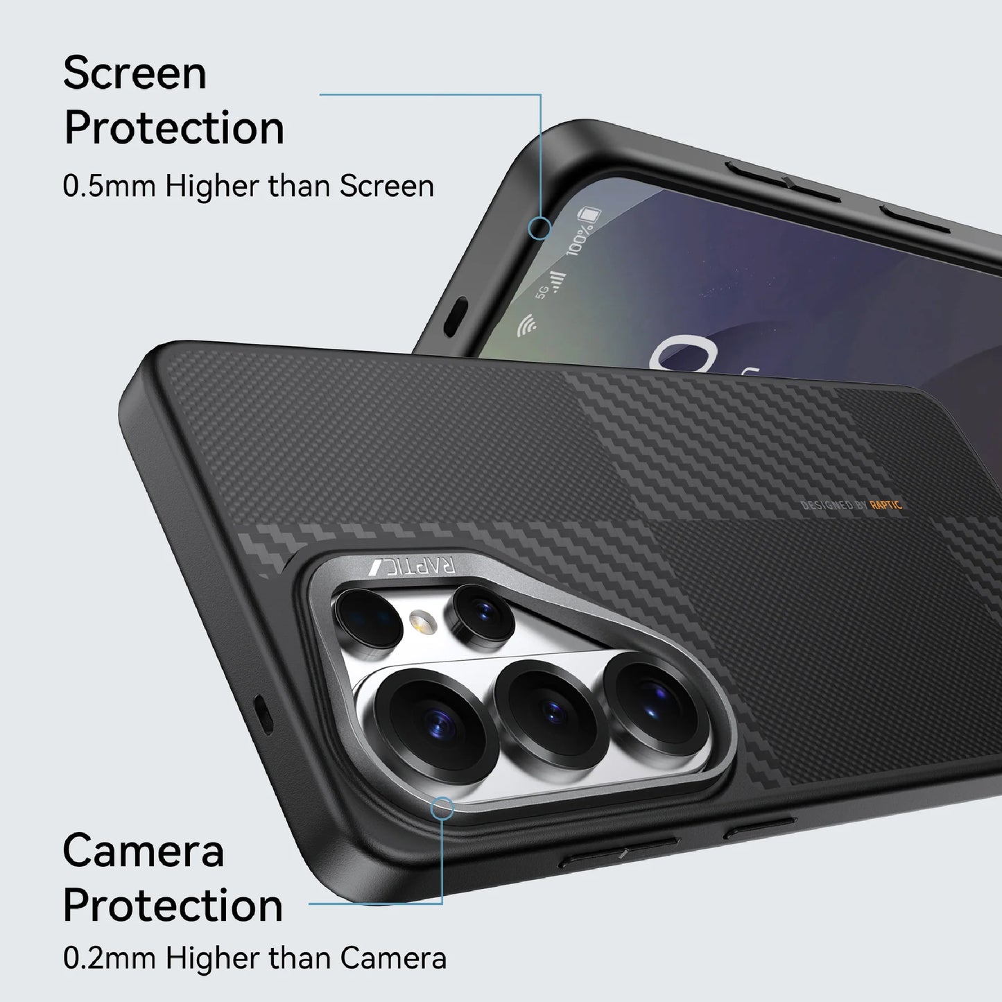 Raptic Aramid Dual for Samsung Galaxy S26 Ultra - Magsafe Compatible