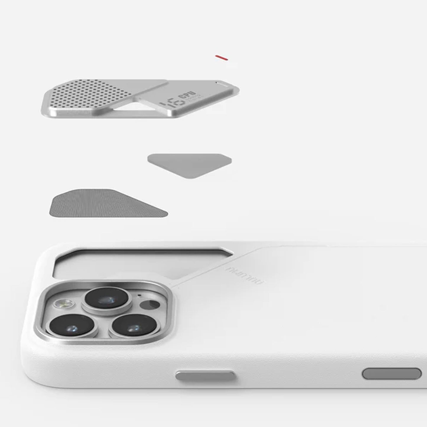 AULUMU A16 Vegan Leather Case for iPhone 16 Pro Max - with Camera Control Cover and Temperature Indicator