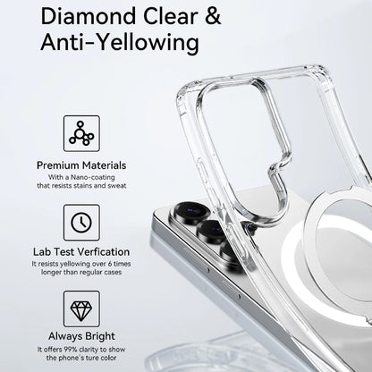Raptic Air Stand Magnetic Case for Samsung Galaxy S26 Ultra - 10 ft Drop Protection with Build-in Kickstand