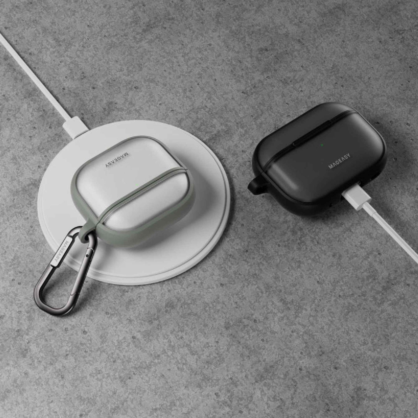 MAGEASY Roam for AirPods 4 with Carabiner