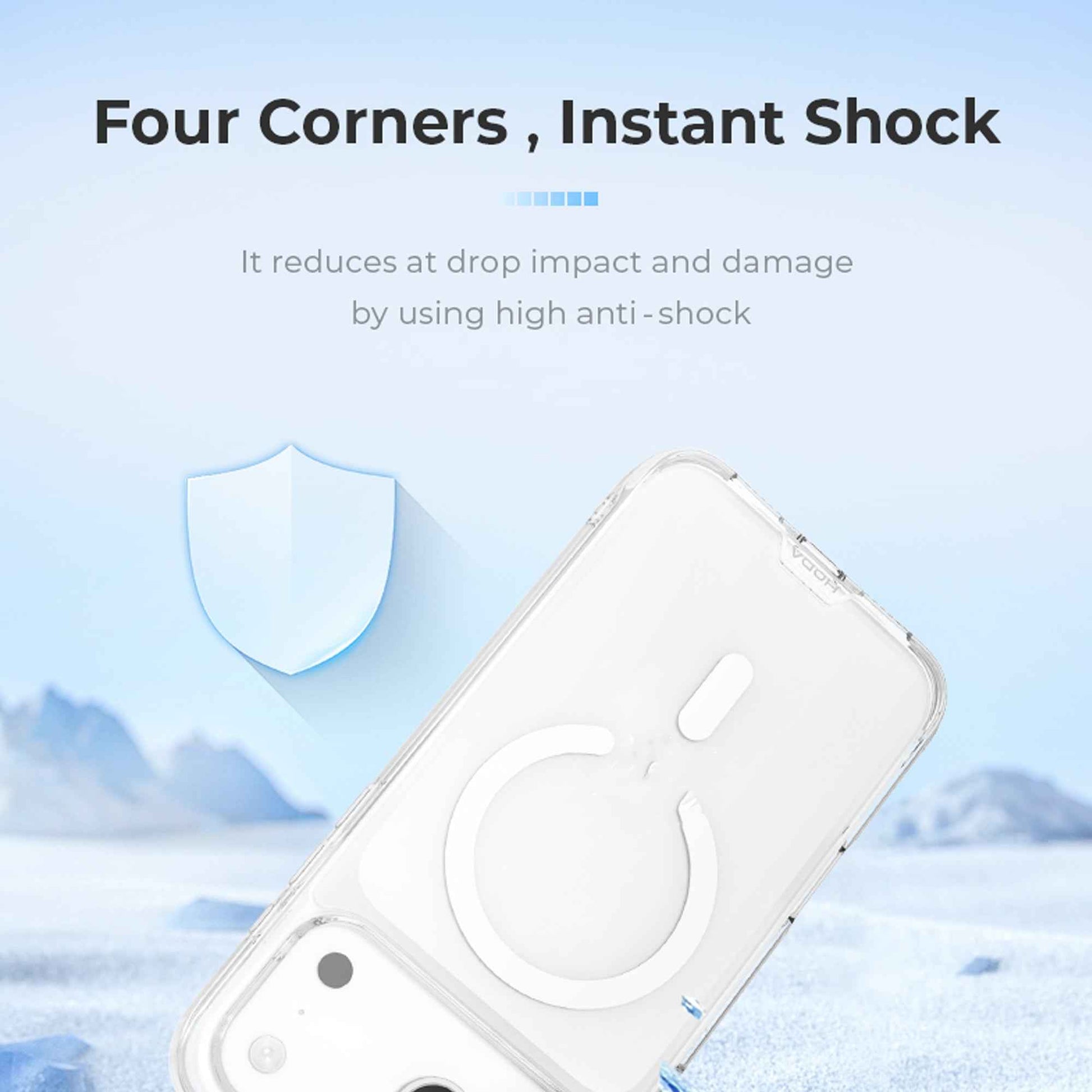 Hoda Crystal Pro for iPhone 17 Series - Military Standard Protection Case with MagSafe Compatible