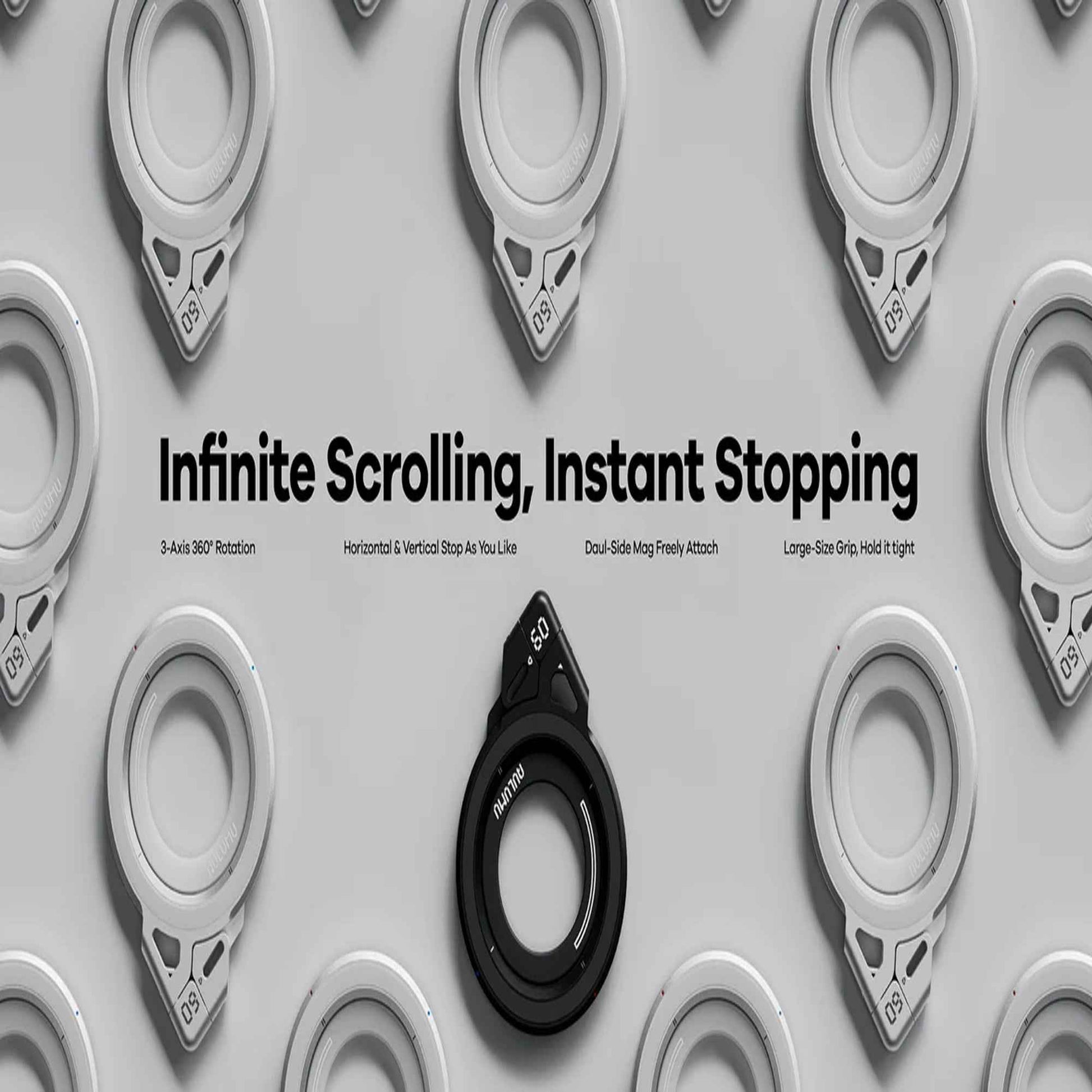 Aulumu G09 Infinite 360° Magnetic Stand with 3-Axis Rotation for Mobile