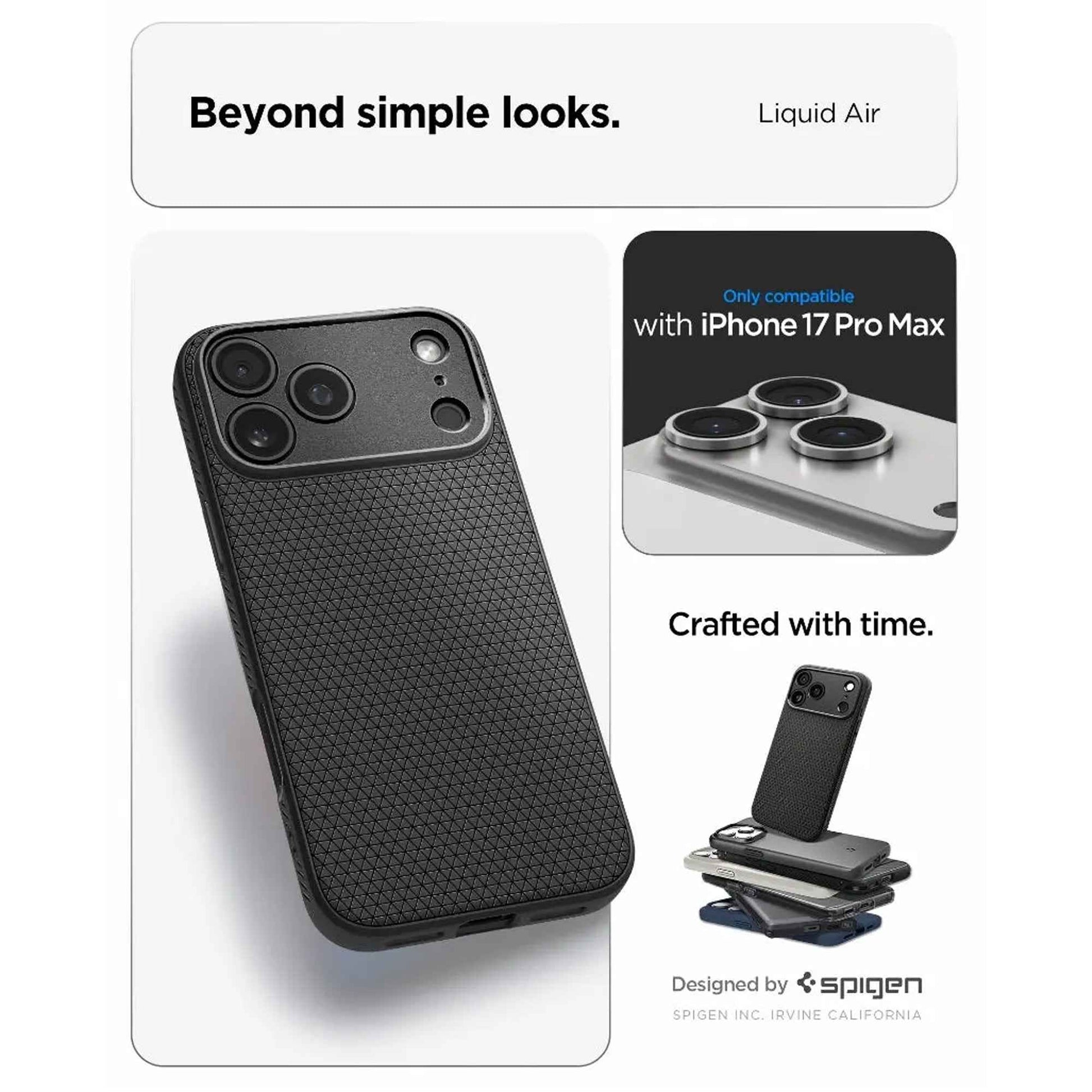Spigen Liquid Air for iPhone 17 Pro Max / 17 Pro  - Slim Protection Case