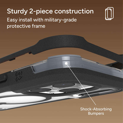 ZAGG Rainier Snap Kickstand with  Control Camera Button for iPhone 17 Pro Max Magnetic Case
