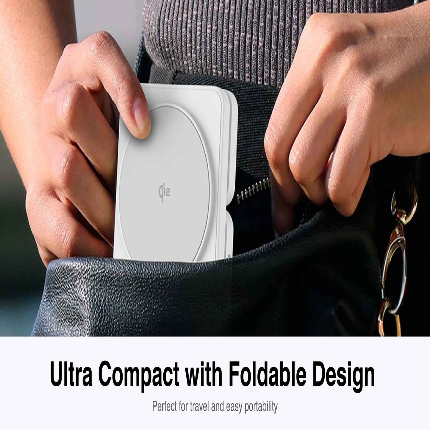 Mazer MagFold06 Qi2 Certified 15w Foldable 3-in-1 Wireless Charger - with MCMC/SIRIM Cert