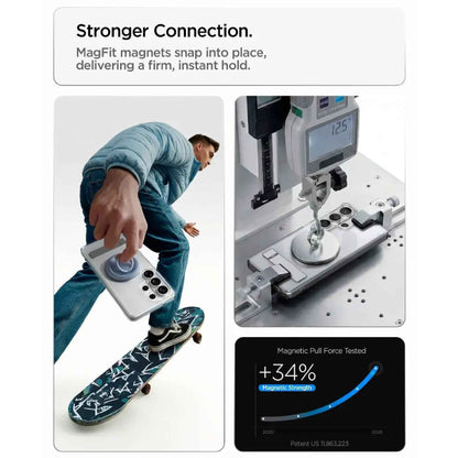 Spigen Ultra Hybrid S MagFit for Samsung Galaxy S26 Ultra with Built-in Kickstand