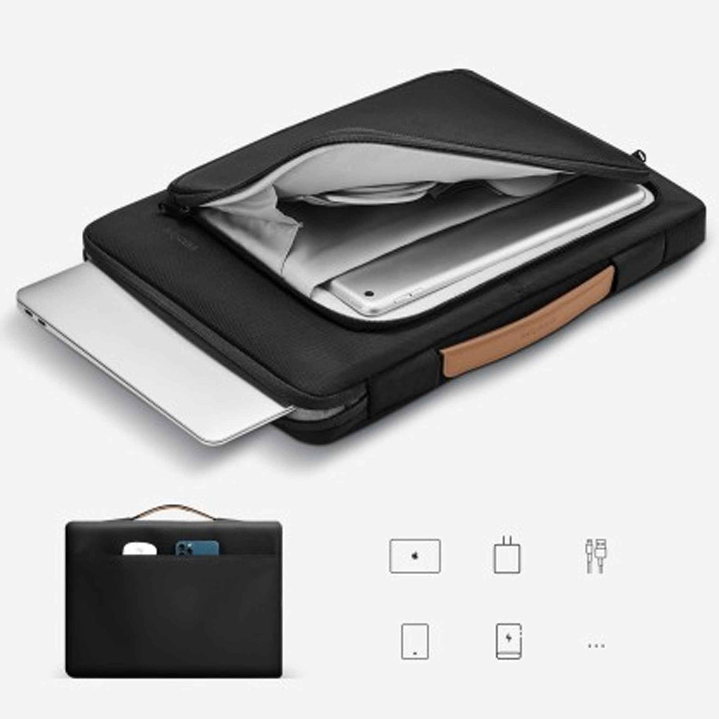 Innostyle OmniProtect Carrying Sleeve with Shoulder Strap Up To 14" / 16" for Laptop / MacBook / Tablet / iPad