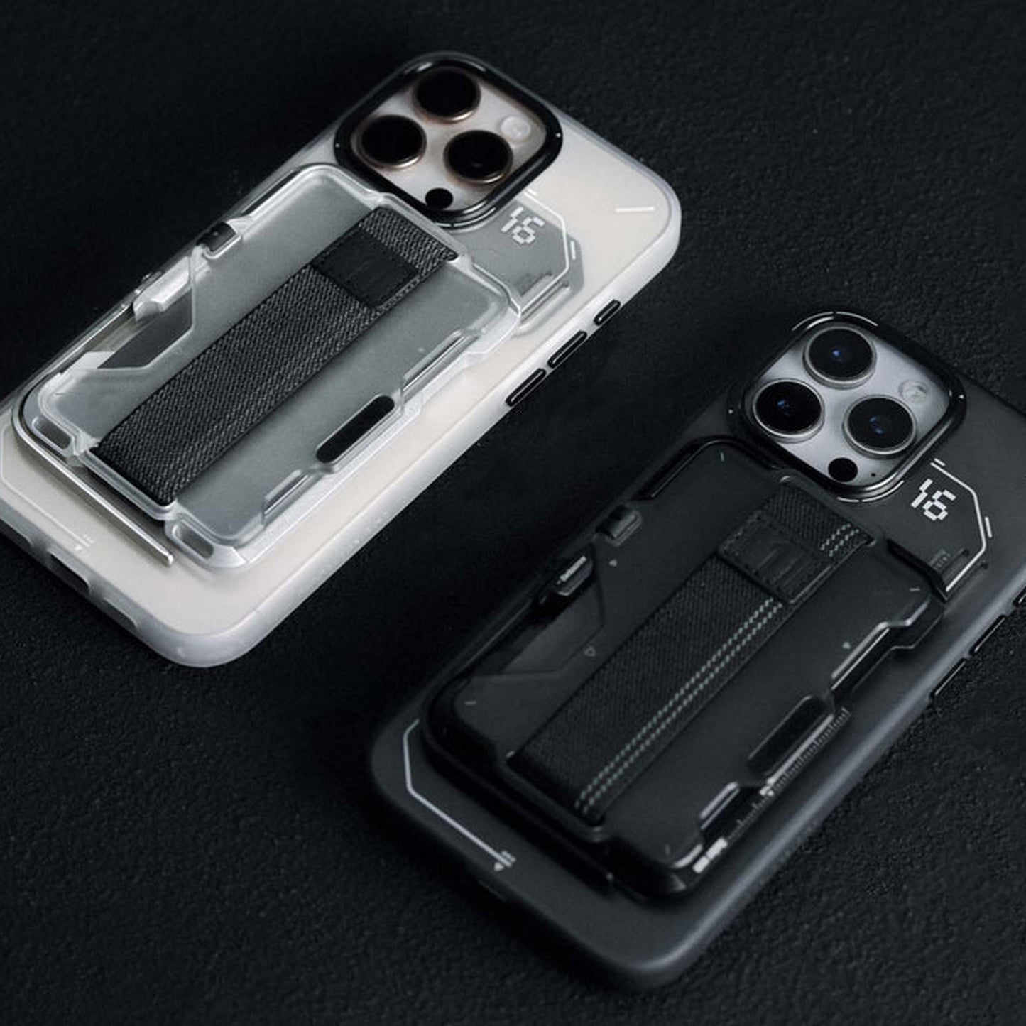 AULUMU G03 Magnetic Multi-Functional Metal Card Case with Kickstand