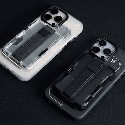 AULUMU G03 Magnetic Multi-Functional Metal Card Case with Kickstand